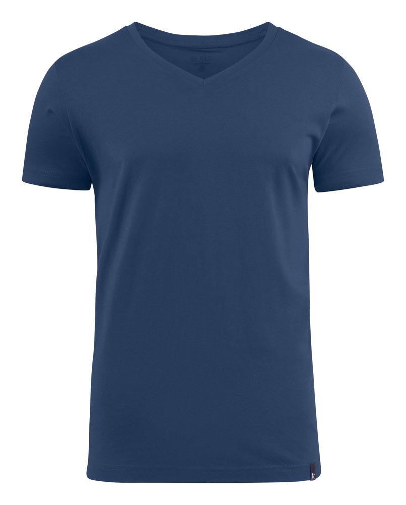 American V T-Shirt Heren - Vintage Blauw