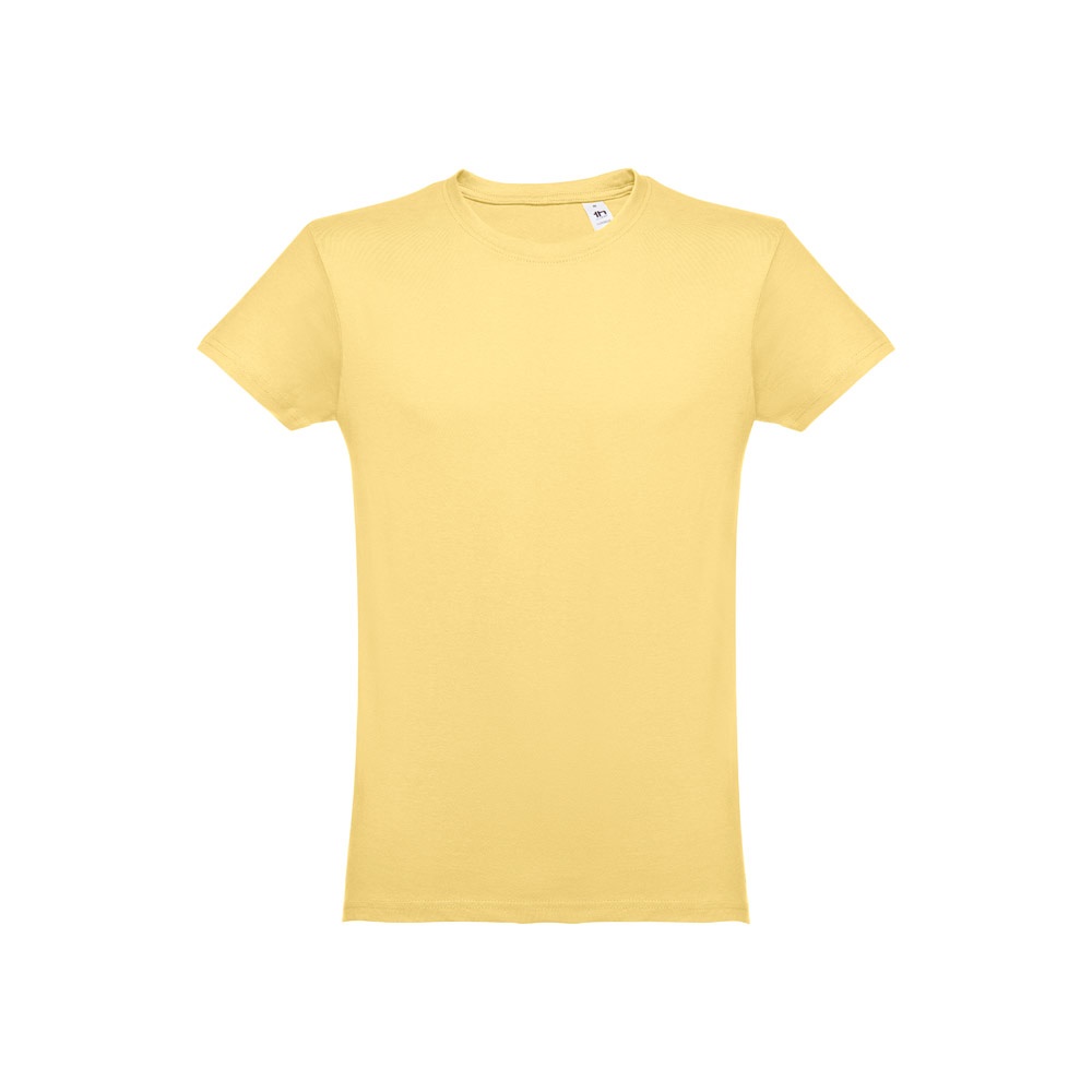 THC LUANDA. Heren-T-shirt in tubekatoen - Digital geel