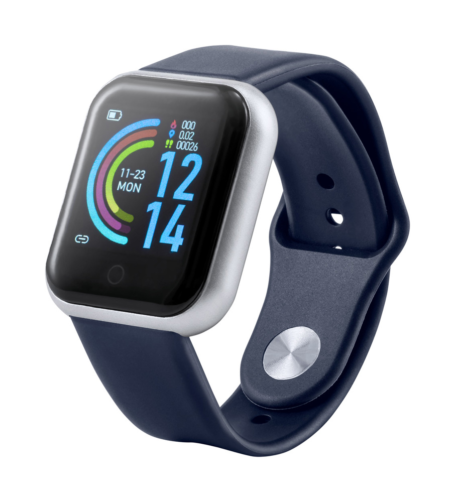 Wristo - slim horloge - Donker blauw