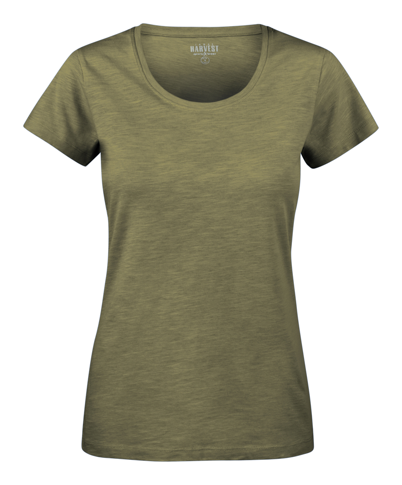 Twoville T-Shirt Dames - Mosgroen