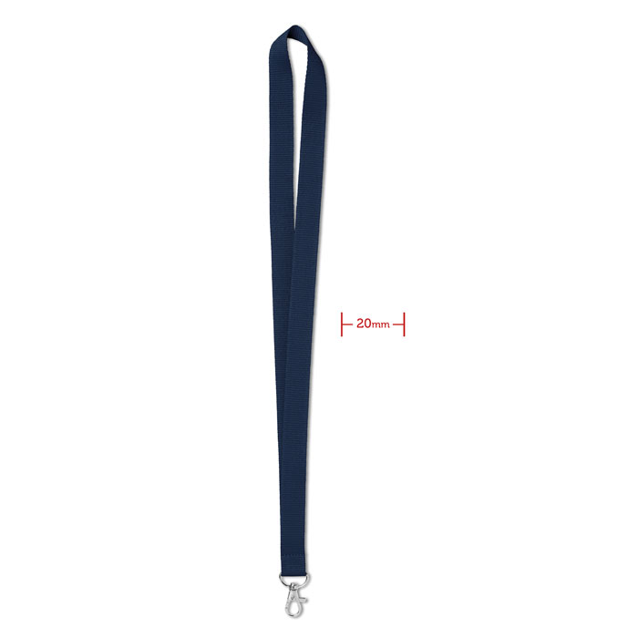 SIMPLE LANY - Lanyard 20 mm - Blauw
