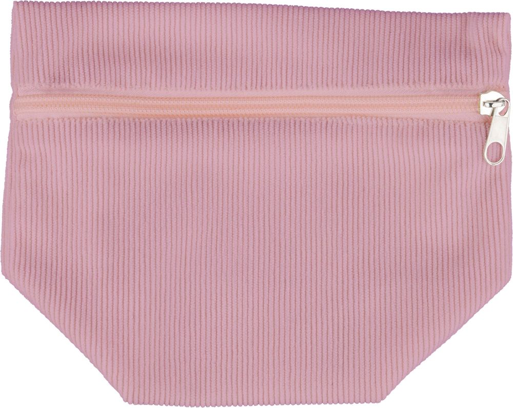 Corduroy toilettasje Tia - Pastel roze