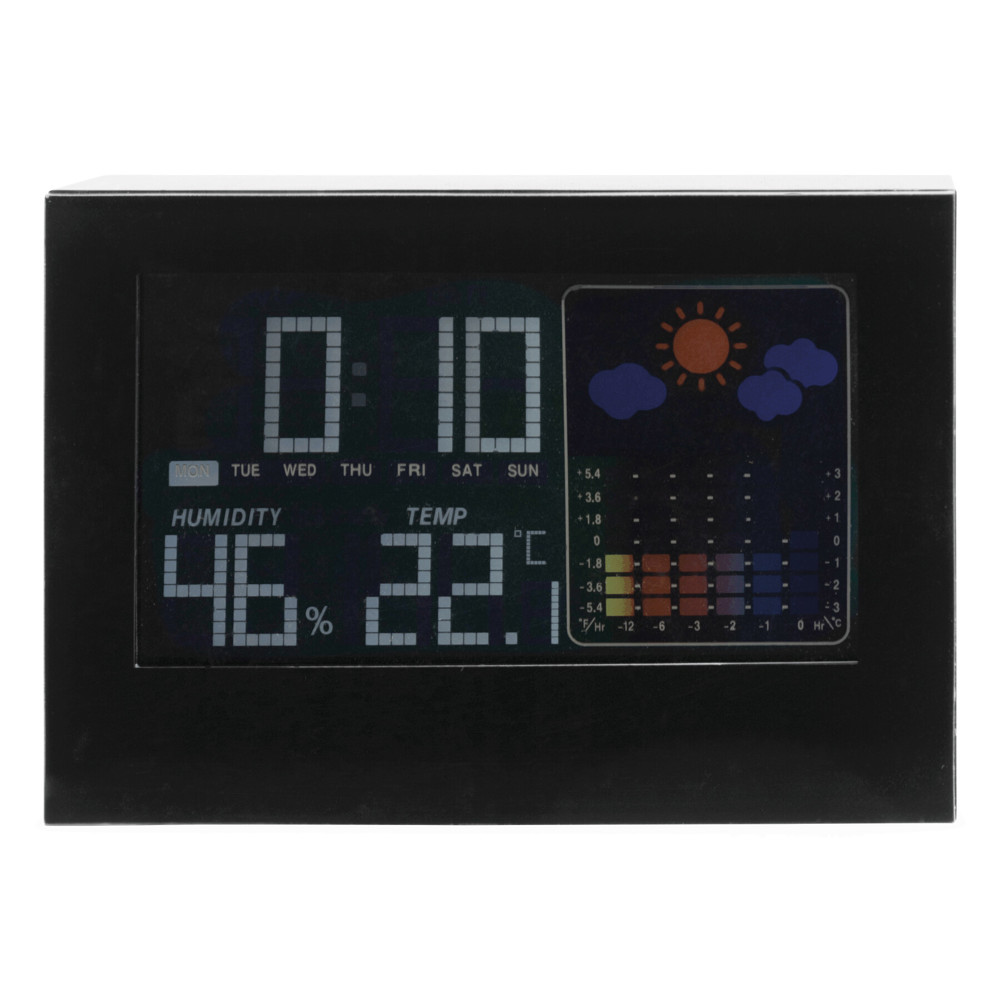 COLOUR - Bureauklok/ weerstation