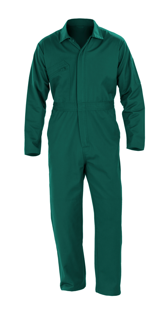 R510X - Gerecycled jumpsuit Action - Bottle Green