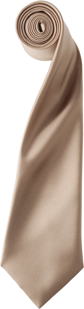 PR750 - Satijnen stropdas - Khaki Beige
