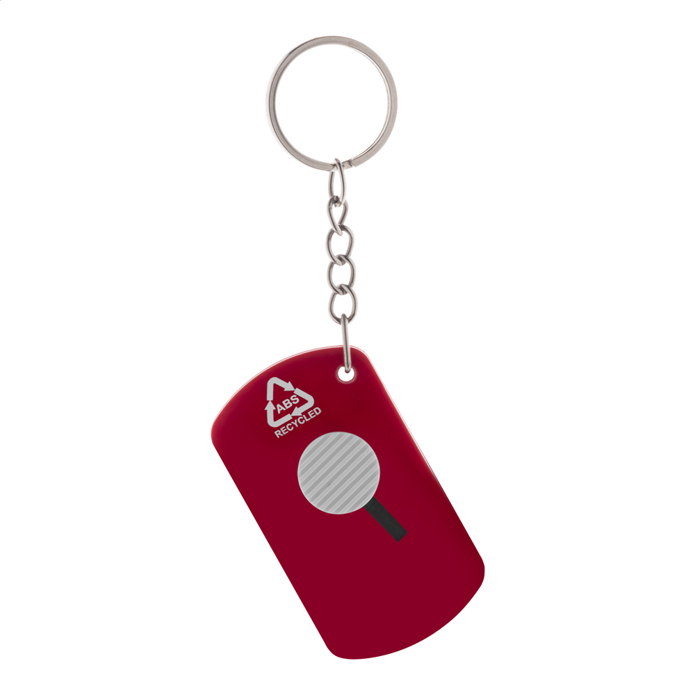 Parcelo - sleutelhanger met mesje - Rood