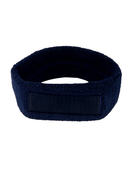 L-merch - Head Sweatband With Label - Navy