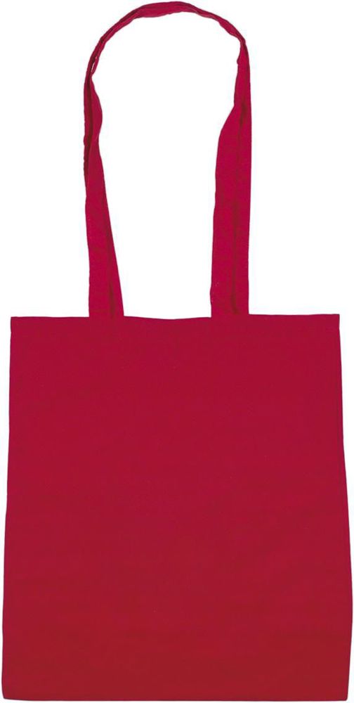 Katoenen draagtas 120 gr/m2 Terry - Rood