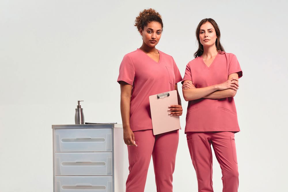 NN310 - Stretch tuniek met korte mouwen voor dames
