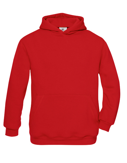 B&C BE INSPIRED - Kids´ Hooded Sweat - Red