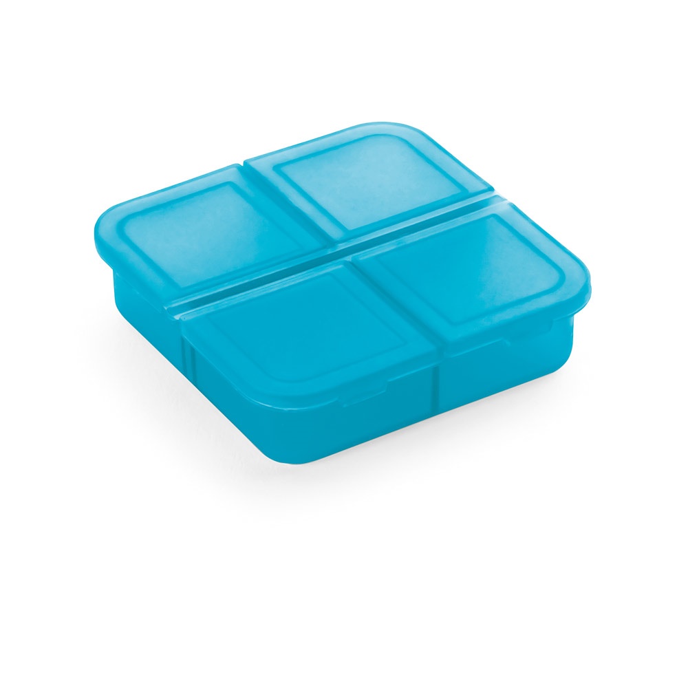 ROBERTS. Tablet doos met 4 verdelers - Licht blauw