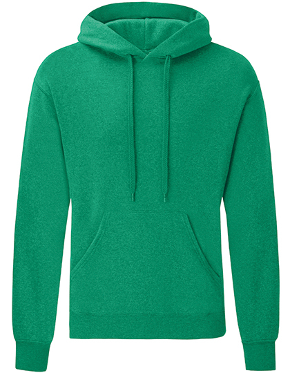Fruit of the Loom - Classic Hooded Sweat - Heather Green