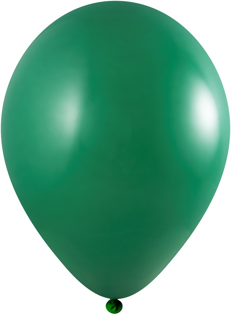 Ballonnen onbedrukt 85/95 cm - Ø 33 cm - 11 inch - Donkergroen (1165) Pastel (± PMS 7734)