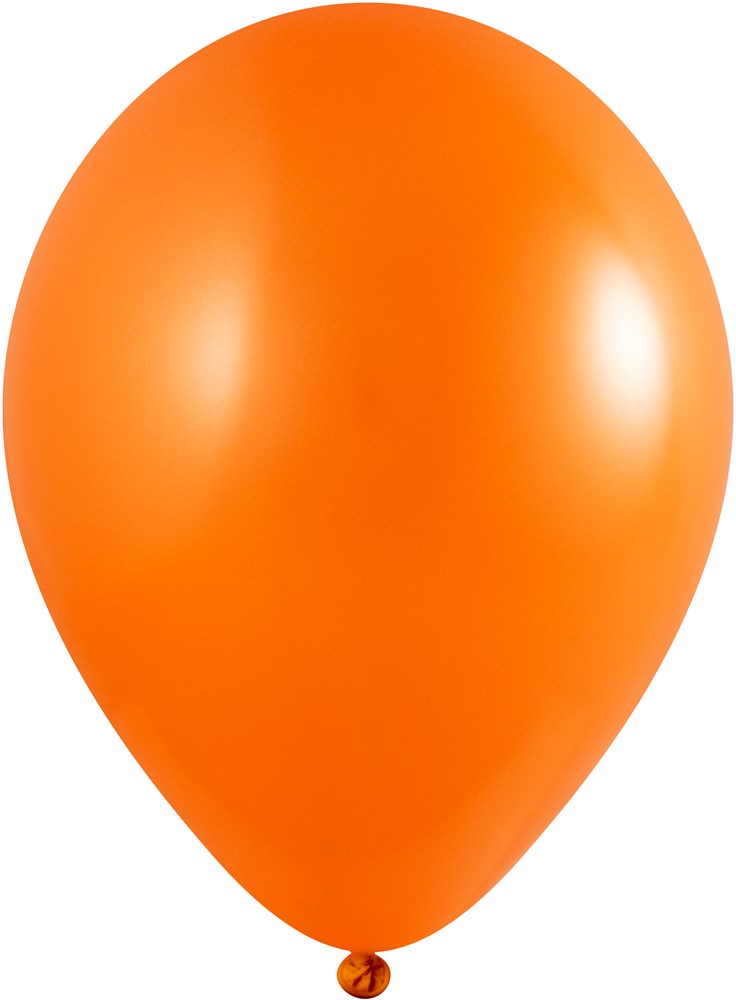 Ballonnen onbedrukt 85/95 cm - Ø 33 cm - 11 inch - Oranje Metallic (2420) (± PMS 021)