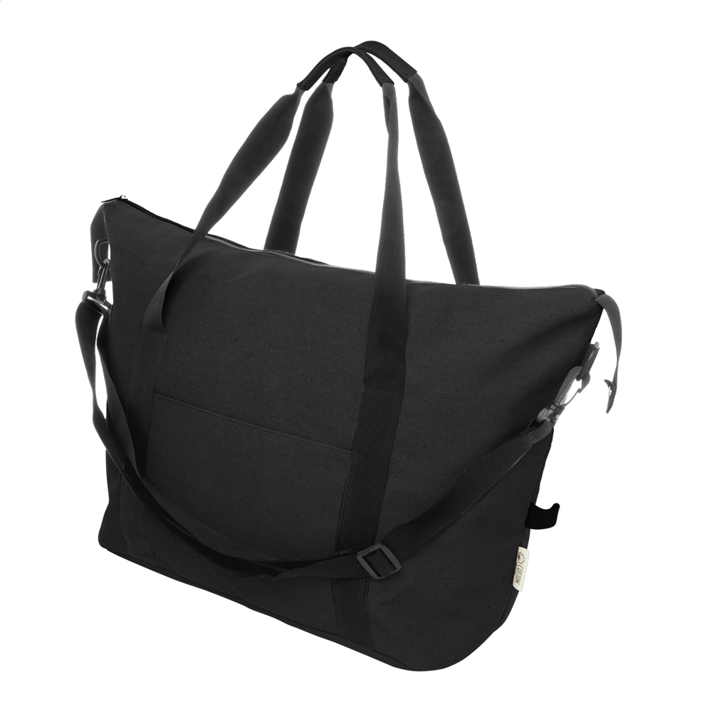 Rebyss Travel - reistas van gerecycled canvas - Zwart