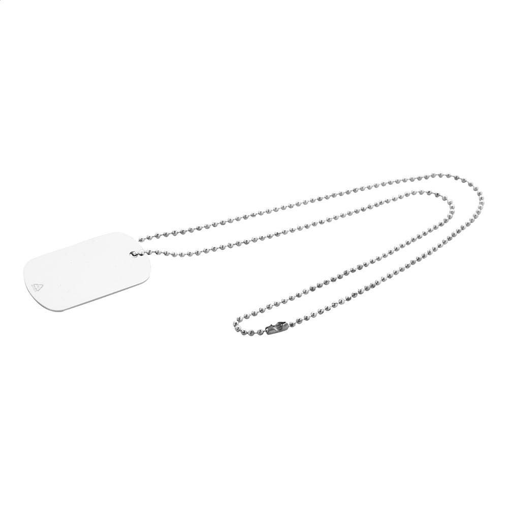 Delta - ID tag ketting - Zilver