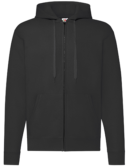 Fruit of the Loom - Classic Hooded Sweat Jacket - Black