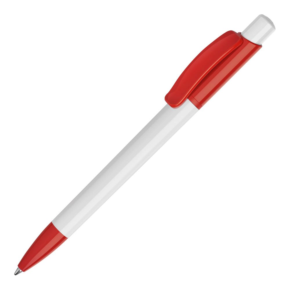 Balpen Kamal hardcolour - Wit / Rood