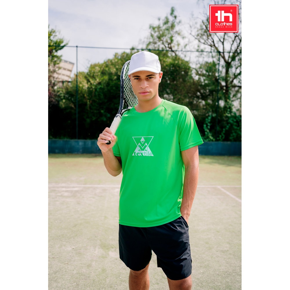 THC MOVE. Technisch T-shirt met korte mouwen in polyester