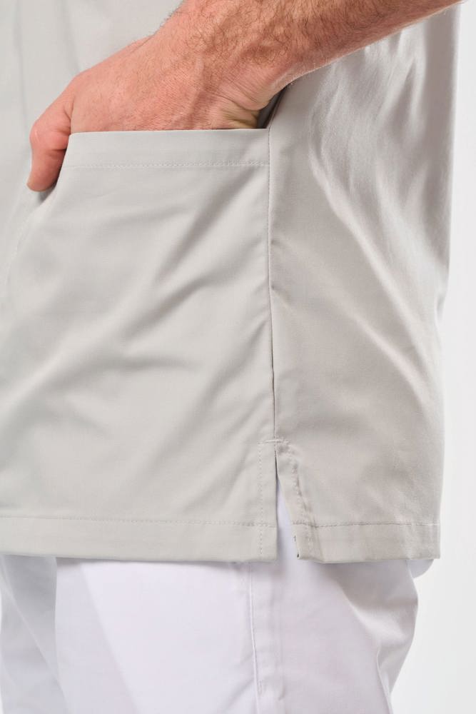 WK507C - Unisex tuniek met korte mouwen in polykatoen