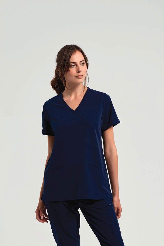 NN310 - Stretch tuniek met korte mouwen voor dames