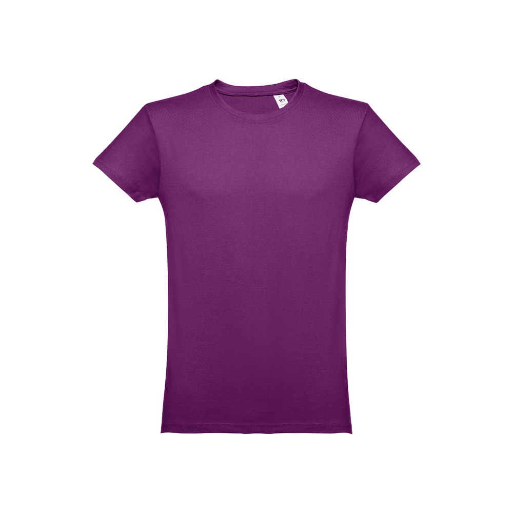 THC LUANDA. Heren-T-shirt in tubekatoen - Paars