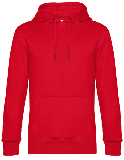 B&C BE INSPIRED - KING Hooded Sweat_° - Red