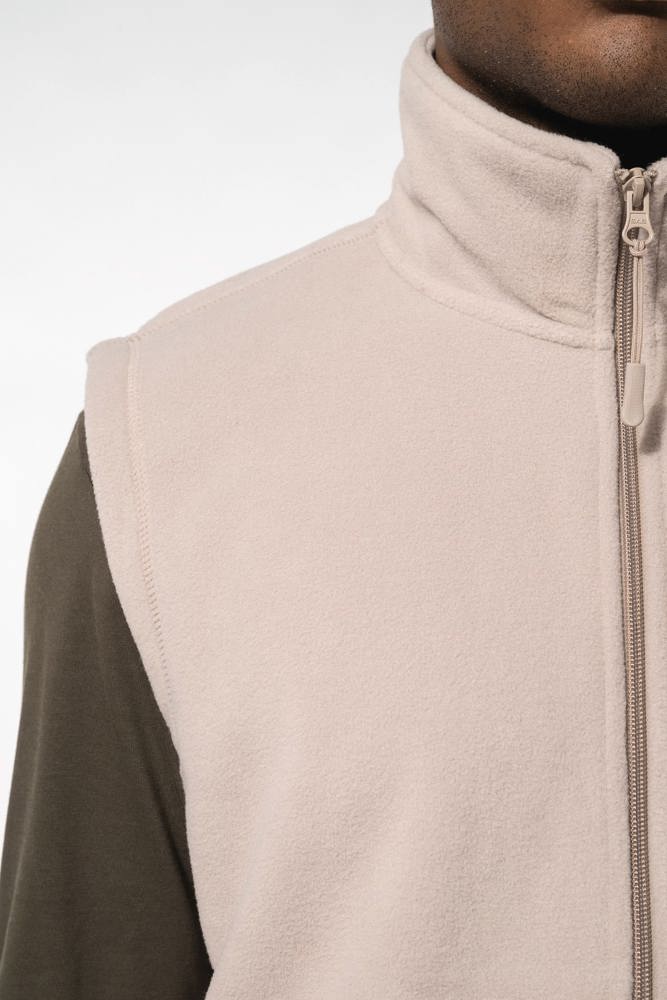 K913X - Bodywarmer van microfleece heren