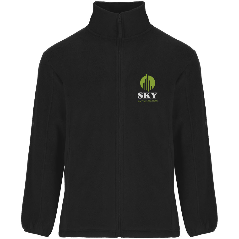 Artic fleece herenjack met volledige rits