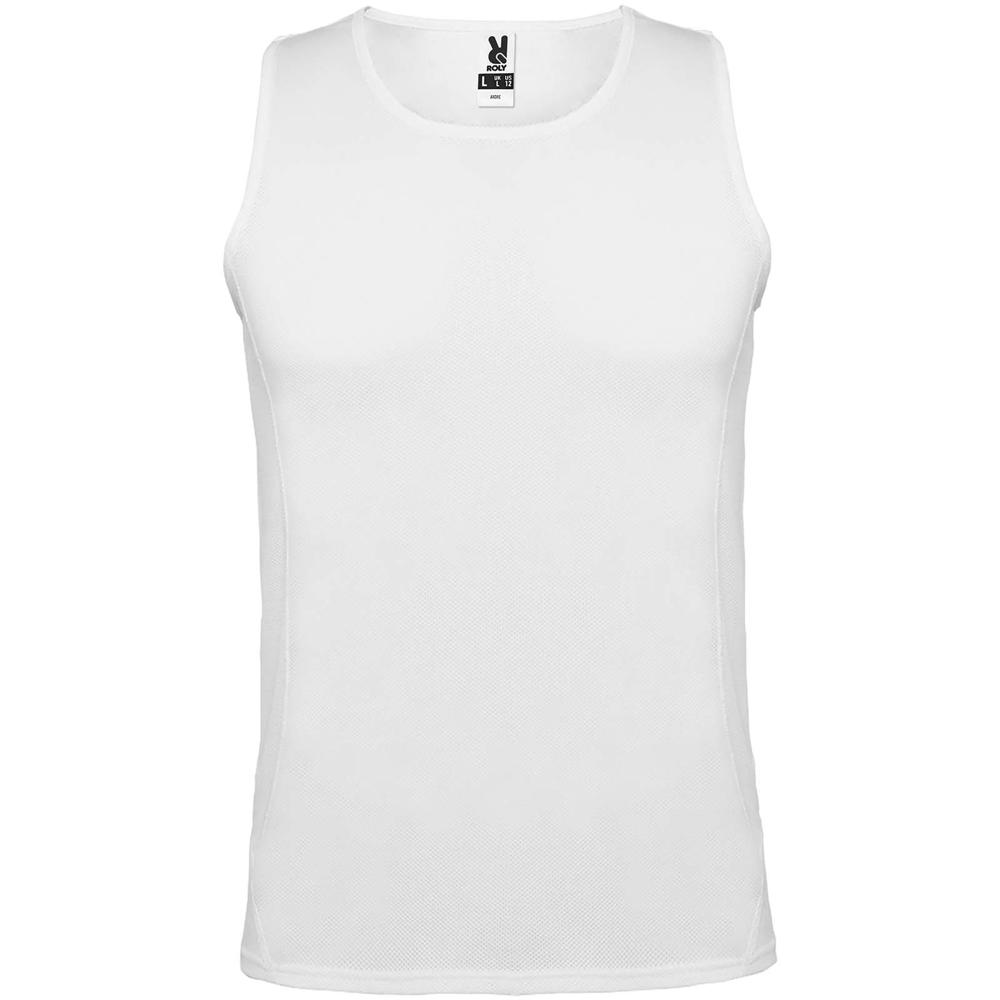 Andre 140 g/m² sporthemd voor heren - wit