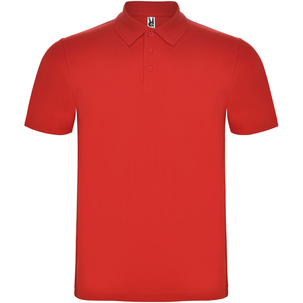 Austral 180 g/m² unisex polo met korte mouwen - Rood