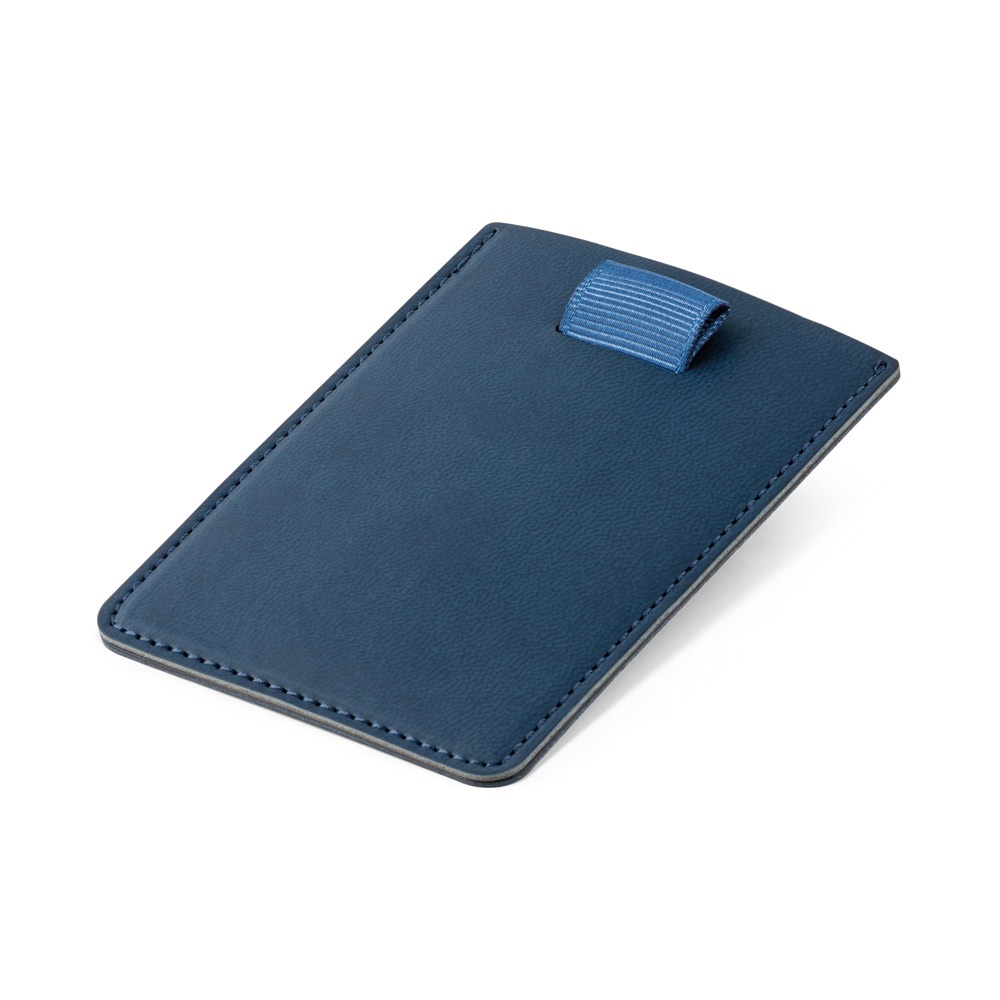 POPPY. RFID-blokkerende PU kaarthouder - Blauw