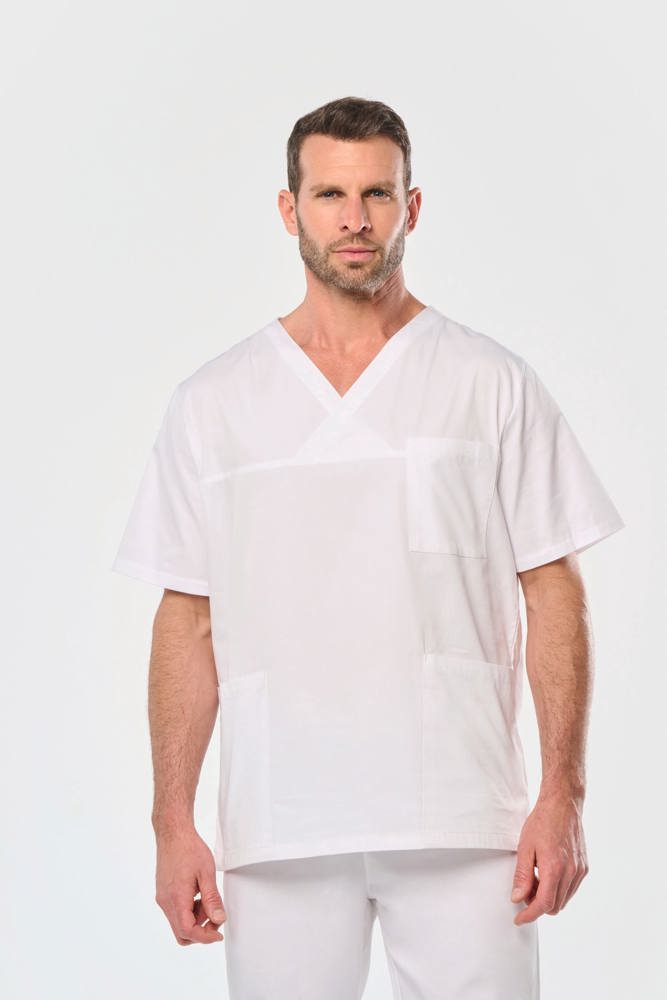WK504X - Katoenen unisex tuniek met korte mouwen