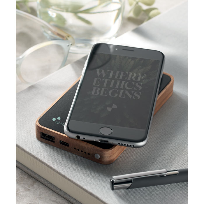 ACAPOW - Draadloze 4000 mAh Powerbank