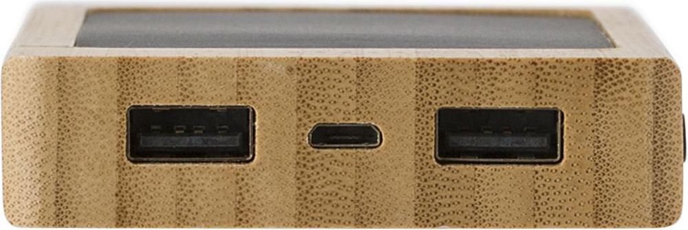 Bamboe powerbank zonne-energie Joan