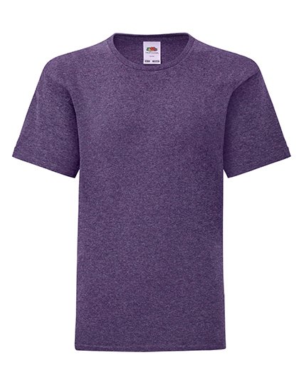 Fruit of the Loom - Kids´ Iconic T - Heather Purple