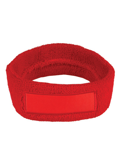 L-merch - Head Sweatband With Label - red