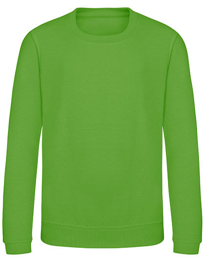 Just Hoods - Kids´ AWDis Sweat - lime green