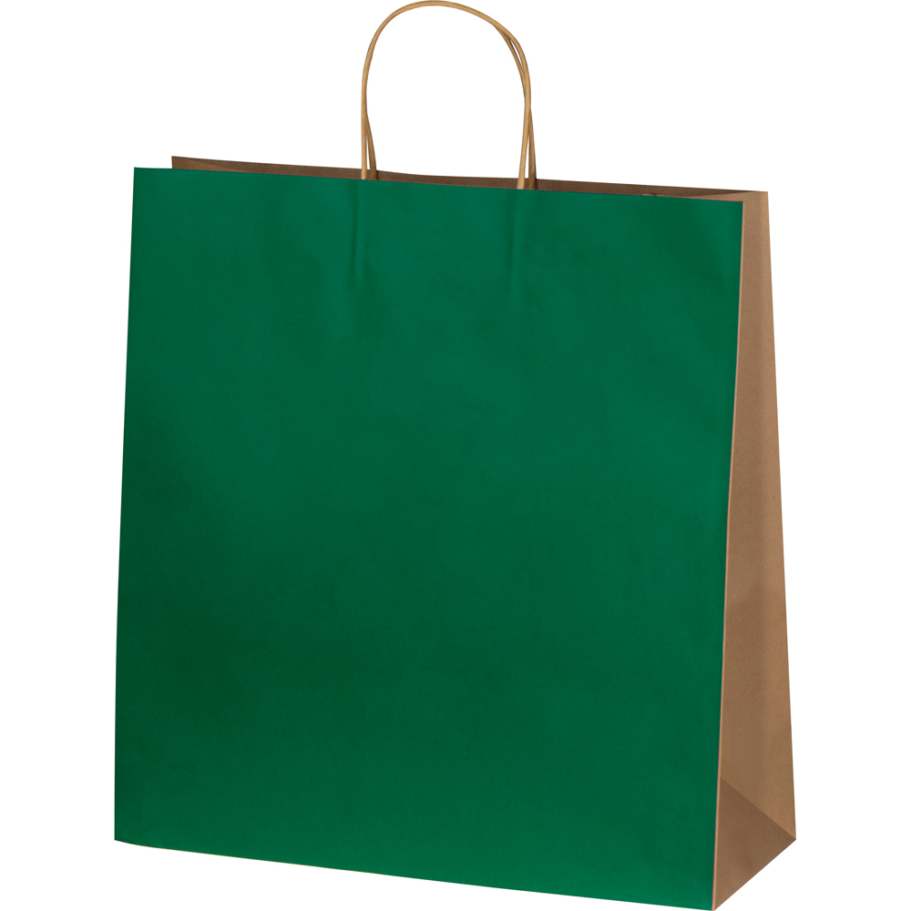 papieren tas, groot - Groen
