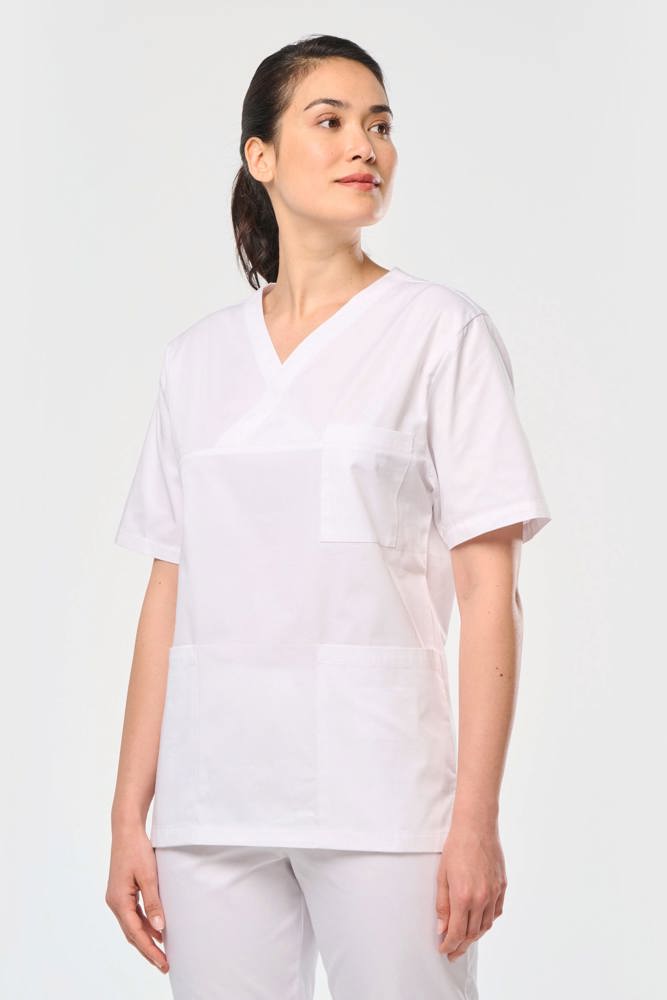 WK504X - Katoenen unisex tuniek met korte mouwen