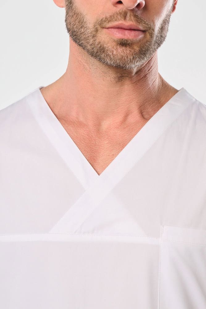 WK504X - Katoenen unisex tuniek met korte mouwen