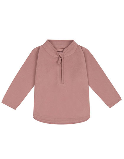 Larkwood - 1/2 Zip Lightweight Fleece - Soft Pink