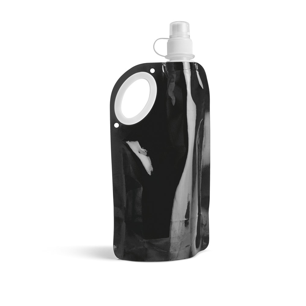 HIKE. Opvouwbare fles in PET, PA en PE 750 mL - zwart