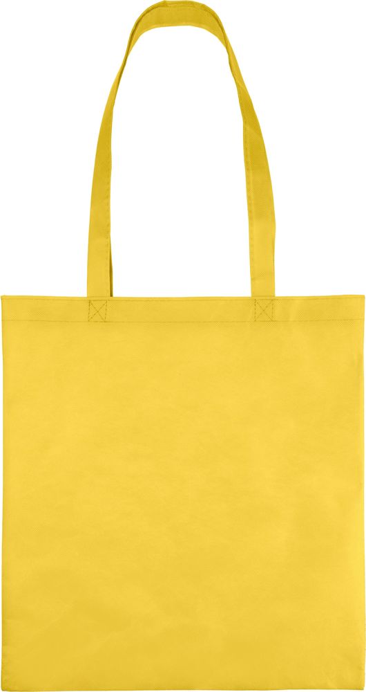 Non-woven (80 gsm) draagtas Taye - Geel
