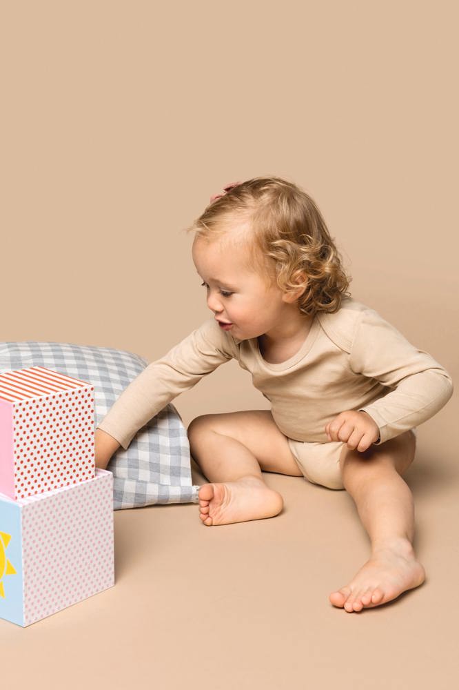 K837 - Baby body van biologisch katoen