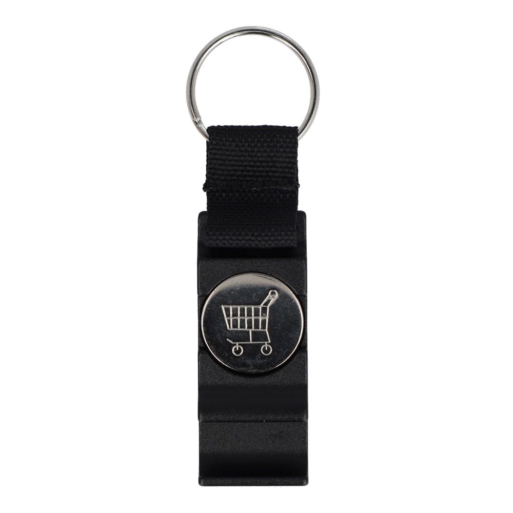 3-in-1 flesopener sleutelhanger - Zwart