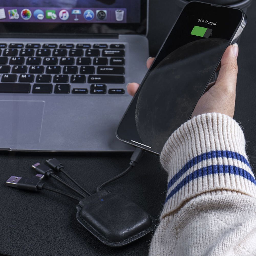 4001 | Xoopar Iné Gamma NFC Powerbank met Oplaadkabels 3000mAh 