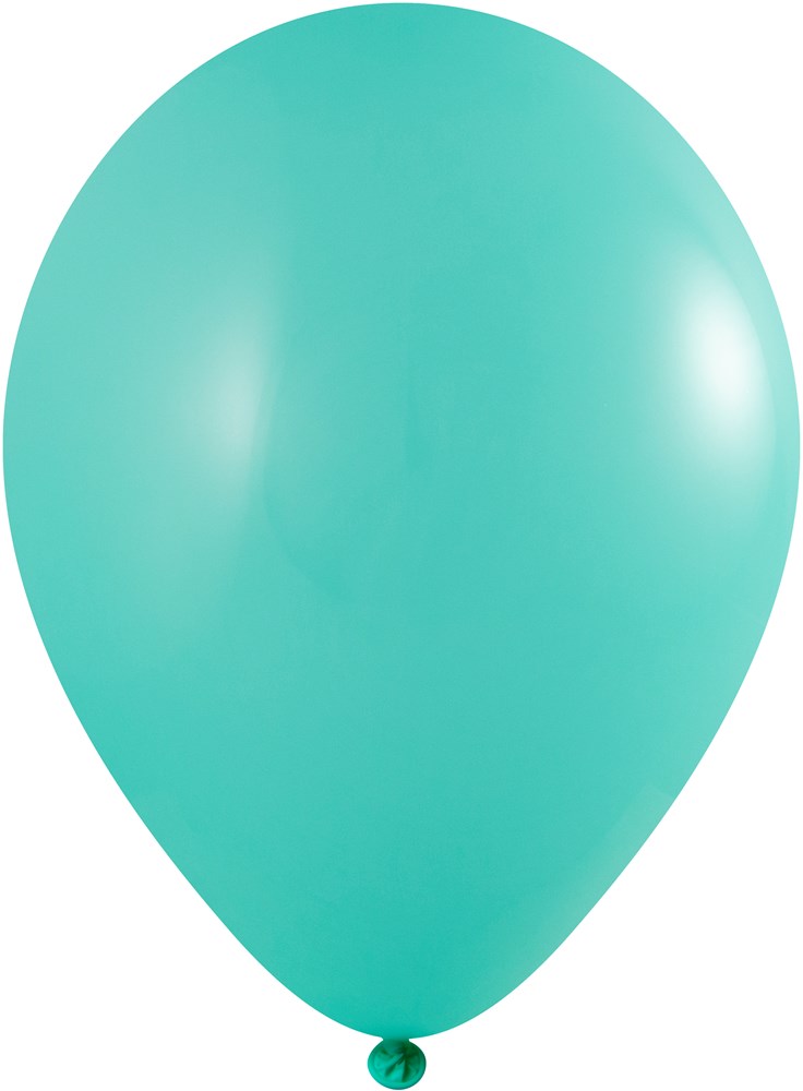 Ballonnen onbedrukt 85/95 cm - Ø 33 cm - 11 inch - Mint (1085) Pastel (± PMS 7472)