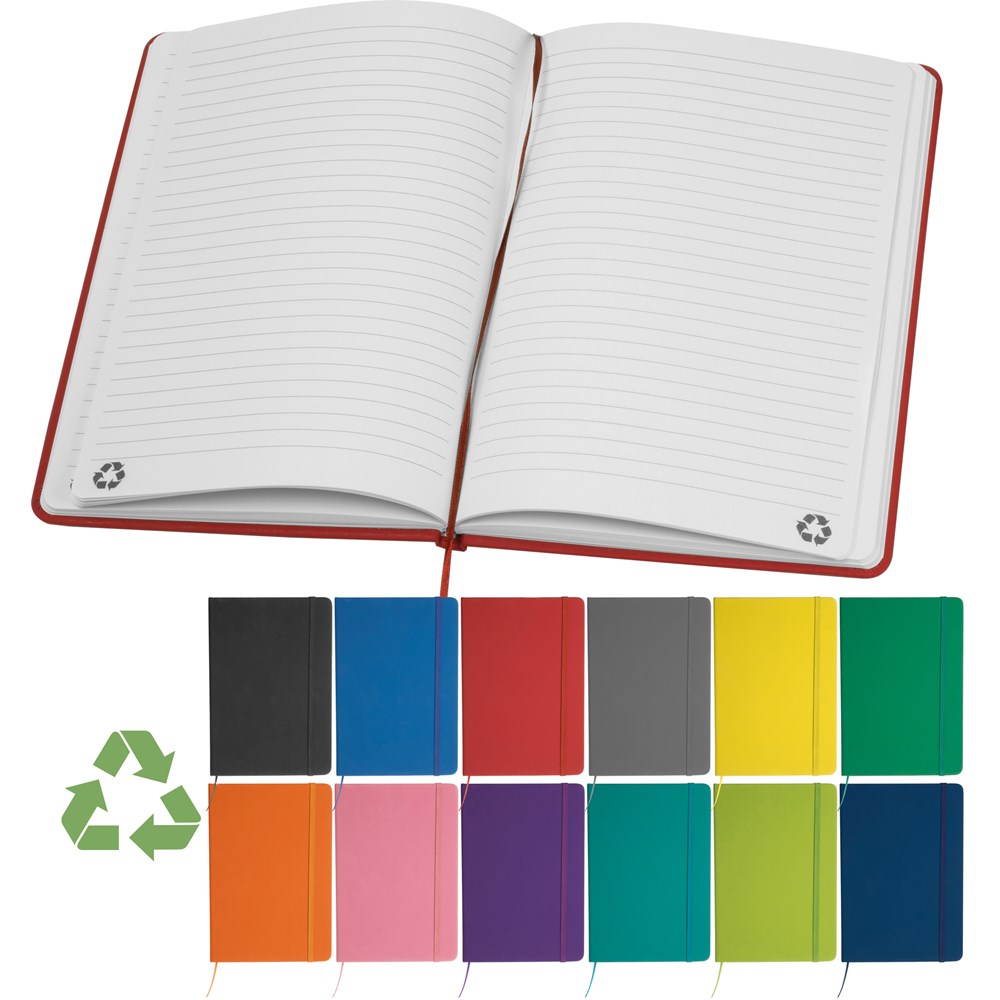 A5 notitieboekje van gerecycled papier