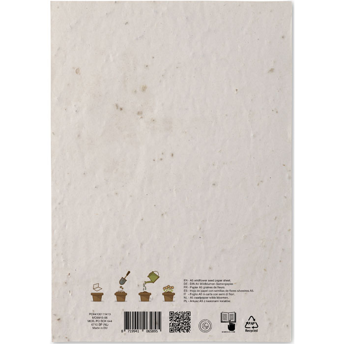 ASIDE - A5 zaadpapier wilde bloemen